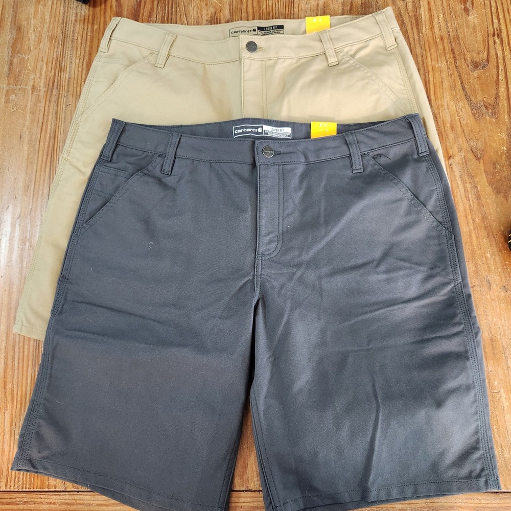 Lot 2 NWT Carhartt BS3111-W Rugged Pro Series Flex Loose Fit Work Shorts Sz 16